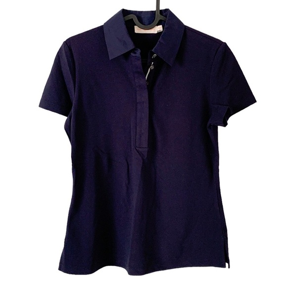 NWOT Tory Burch Navy Polo Shirt - Picture 1 of 7